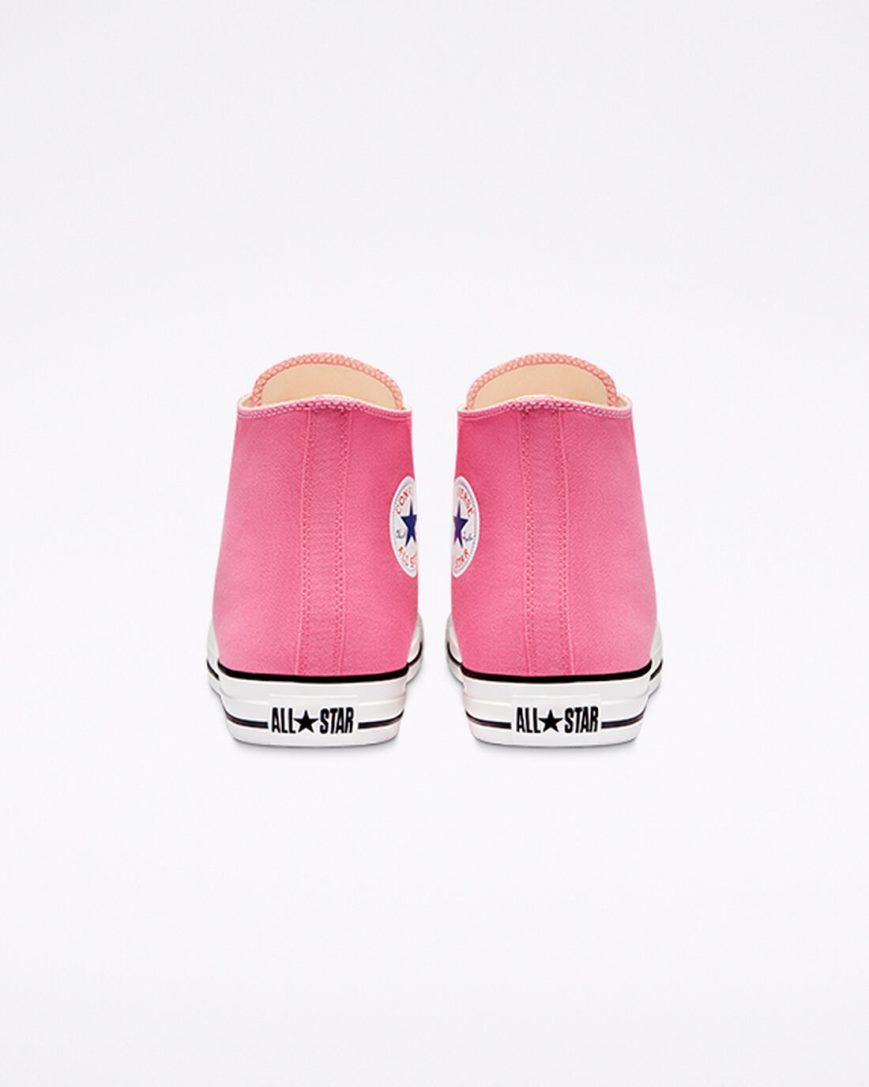 Tenis Converse Chuck Taylor All Star Classicos Cano Alto Feminino Rosa | PT M030P75